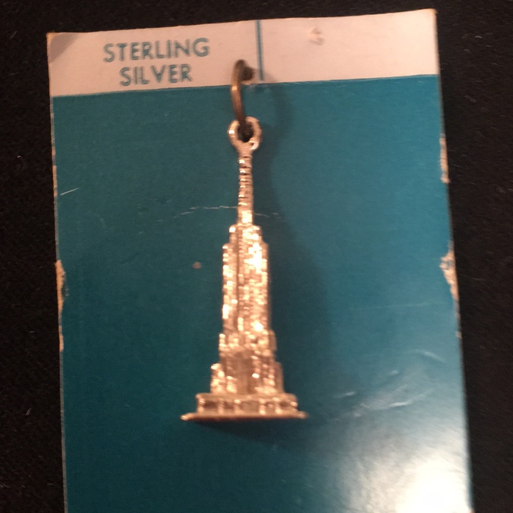 Sterling Silver Empire State Building Charm